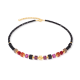 Coeur De Lion Necklace Cube Mix Precious Berry Gold - 20009578