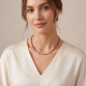 Coeur De Lion Necklace Golden Whisper brown-red - 20009584