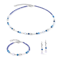 Coeur De Lion Necklace Mosaic Sky Silver - 20009589 Coeur De Lion Necklace Mosaic Sky Silver - 20009589
