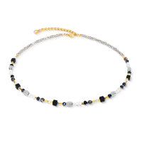 Coeur De Lion Necklace Mosaic Night Gold - 20009591