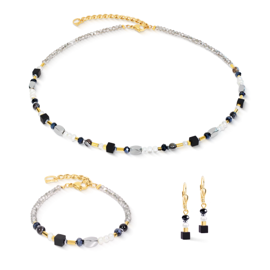 Coeur De Lion Necklace Mosaic Night Gold - 20009591
