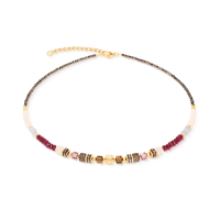 Coeur De Lion GeoCUBE® Precious Grace Necklace Rose Smoke - 20009592