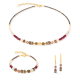 Coeur De Lion GeoCUBE® Precious Grace Necklace Rose Smoke - 20009592