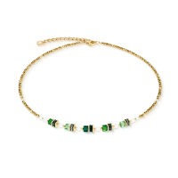 Coeur De Lion Necklace Sparkling Princess gold-emerald - 20009593