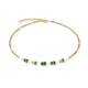Coeur De Lion Necklace Sparkling Princess gold-emerald - 20009593