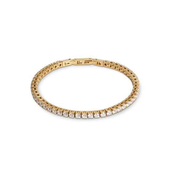 Coeur De Lion Earrings Tennis bracelet gold-crystal - 20009600