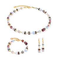 Coeur De Lion GeoCUBE® Iconic Precious earrings Golden Blush - 20009601