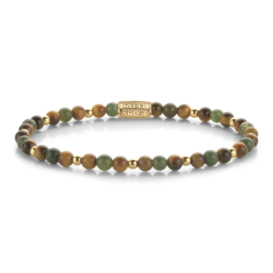 Rebel & Rose More Balls Than Most - Rainforest gold-coloured - 4mm - 20009625