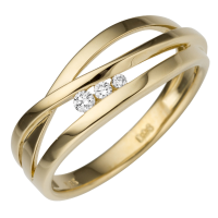 14K Gouden Diamanten Fantasiering - 20009721