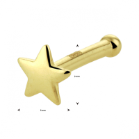 kogel neusknopje ster - 20007246