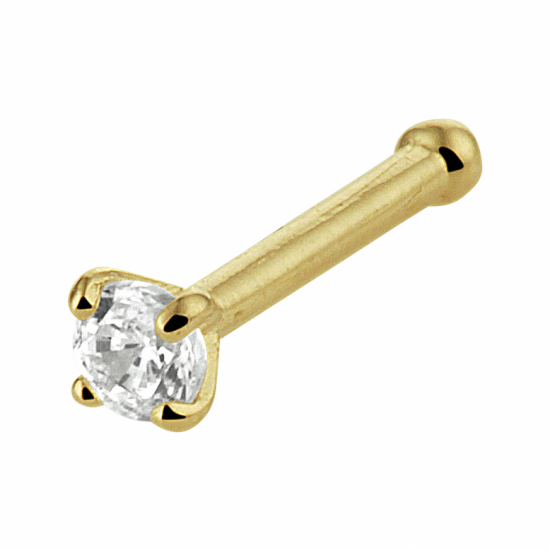 kogel neusknopje zirkonia - 20007240