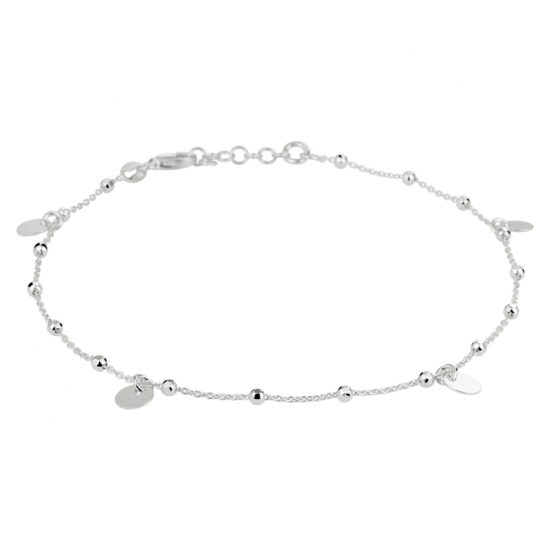 enkelbandje rondjes 24 + 2 cm - 20007252