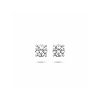 Zilveren oorknoppen zirkonia 6mm - 20007494