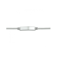 graveerarmband gourmette 4 zijdes geslepen plaat 4,8 mm - 20008394