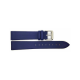 Plain soft calf leather watch strap with stainless steel buckle and soft nubuck lining. - 20002150