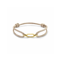 armband satijn beige 13 - 26 cm - 20002939
