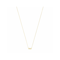 14K Gouden collier love, hart en infinity - 20007130