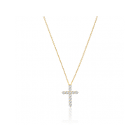 SIF JAKOBS JEWELLERY BELLUNO CROCE NECKLACE SJ-N2394-CZ-YG - 20007693 SIF JAKOBS JEWELLERY BELLUNO CROCE NECKLACE SJ-N2394-CZ-YG - 20007693