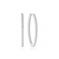 SIF JAKOBS JEWELLERY ELLISSE MEDIO EARRINGS SJ-E2313-CZ - 20008135