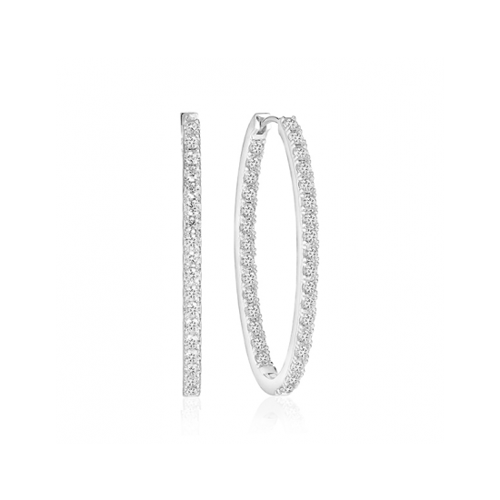 SIF JAKOBS JEWELLERY ELLISSE MEDIO EARRINGS SJ-E2313-CZ - 20008135