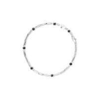 SWING JEWELS NOUVEAU 14K WHITE GOLD BRACELET W. BLACK CZ. SWDB10085-W12. - 20007095 SWING JEWELS NOUVEAU 14K WHITE GOLD BRACELET W. BLACK CZ. SWDB10085-W12. - 20007095