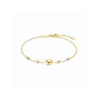 armband hart en bolletjes 11 â?" 13 cm - 20007899