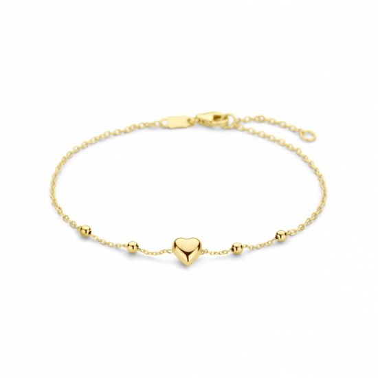 armband hart en bolletjes 11 ƒ?" 13 cm - 20007899