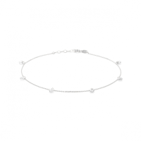 enkelbandje zirkonia 24 + 2 cm - 20007251