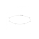 enkelbandje zirkonia 24 + 2 cm - 20007251