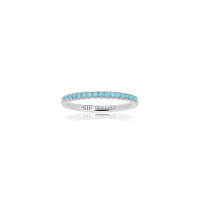 SIF JAKOBS JEWELLERY ELLERA RING WITH TURQUOISE ZIRCONIA SJ-R2869-TQ-YG-54 - 20007491 SIF JAKOBS JEWELLERY ELLERA RING WITH TURQUOISE ZIRCONIA SJ-R2869-TQ-YG-54 - 20007491