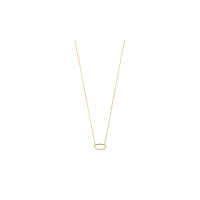 SWING JEWELS NECKLACE 14K YELLOW GOLD POLISHED WITH WHITE DIAMOND 0,06CT SWGDN0001-Y - 20007091