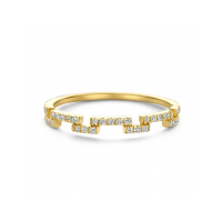 SWING JEWELS RING 14K YELLOW GOLD POLISHED WITH WHITE DIAMOND 0,155CT SWGDR0017-Y-54 - 20007097 SWING JEWELS RING 14K YELLOW GOLD POLISHED WITH WHITE DIAMOND 0,155CT SWGDR0017-Y-54 - 20007097