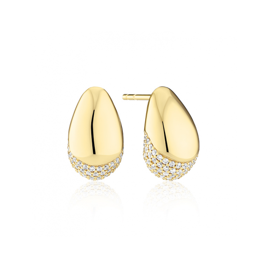 SIF JAKOBS JEWELLERY GOCCIA EARRINGS SJ-E2479-CZ-YG - 20007685