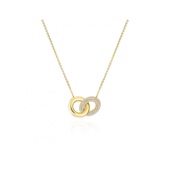 SIF JAKOBS JEWELLERY CARRARA DUE PICCOLO NECKLACE SJ-N2477-CZ-YG - 20008108 SIF JAKOBS JEWELLERY CARRARA DUE PICCOLO NECKLACE SJ-N2477-CZ-YG - 20008108