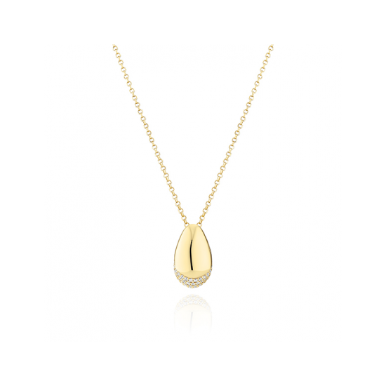 SIF JAKOBS JEWELLERY GOCCIA NECKLACE SJ-N2479-CZ-YG - 20007691