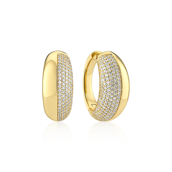 SIF JAKOBS JEWELLERY FASANO GRANDE EARRINGS SJ-E2488-CZ-YG - 20008137 SIF JAKOBS JEWELLERY FASANO GRANDE EARRINGS SJ-E2488-CZ-YG - 20008137