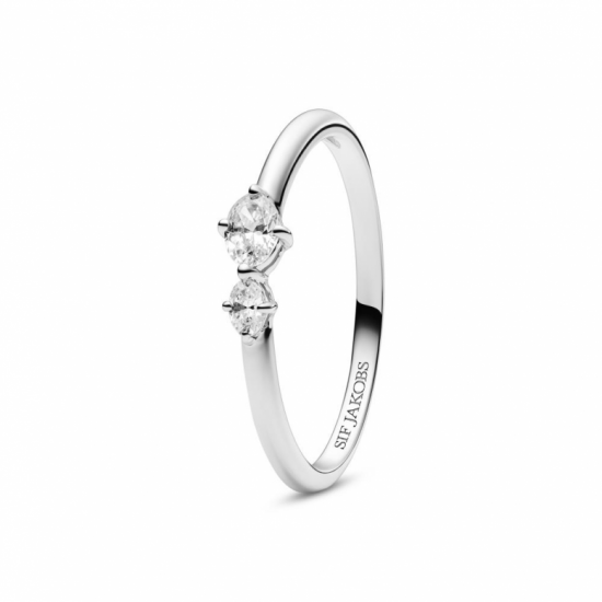 SIF JAKOBS ESSENZA OVALE DUE RING SJ-R2745-CZ-56 - 20007759