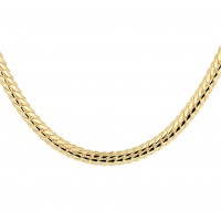  Collier gourmet 4,7 mm 45 cm